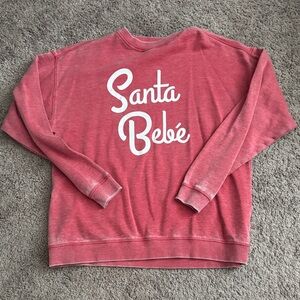 Santa Bebé Women's Crew Neck Sweater - Red